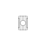 Fienza Hana Sink Protector 10L 322x212x5mm (Suits Sink 68409) Carbon Metal A31CM