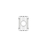 Fienza Hana Sink Protector 10L 322x212x5mm (Suits Sink 68409) Stainless Steel A31