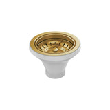 Fienza Sink Basket Waste 50x90mm w/ Extended Bolt & Foam Seal Rugged Brass A3RB-2
