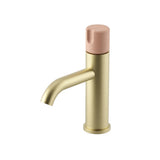 Meir Alchemy Basin Mixer Tiger Bronze - Blush Pink AB03-BB.BL