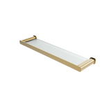 Otti Oskar Metal & Glass Shelf Argent Gold AC4110AG