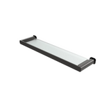 Otti Oskar Metal & Glass Shelf Gunmetal AC4110GM