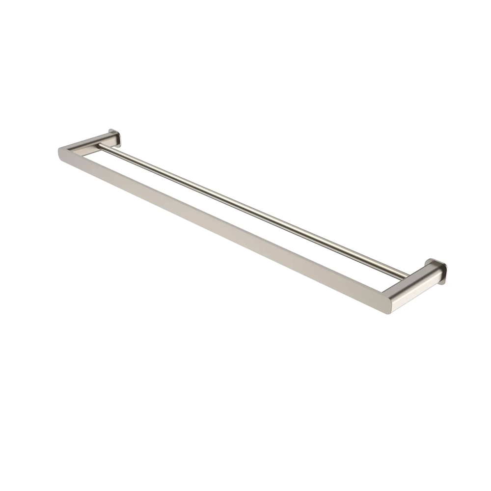 Otti Oskar Double Towel Rail 750mm Brushed Nickel AC4114BN