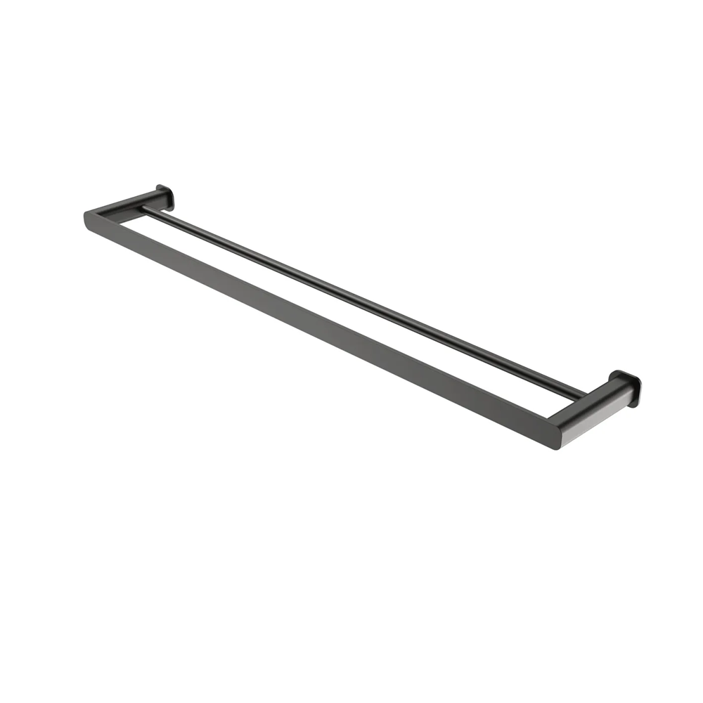 Otti Oskar Double Towel Rail 750mm Gunmetal AC4114GM