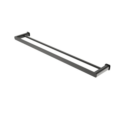 Otti Oskar Double Towel Rail 750mm Gunmetal AC4114GM