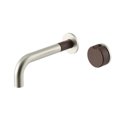 Meir Alchemy Combination Wall Mixer Brushed Nickel - Slate ACB03-BN.SL
