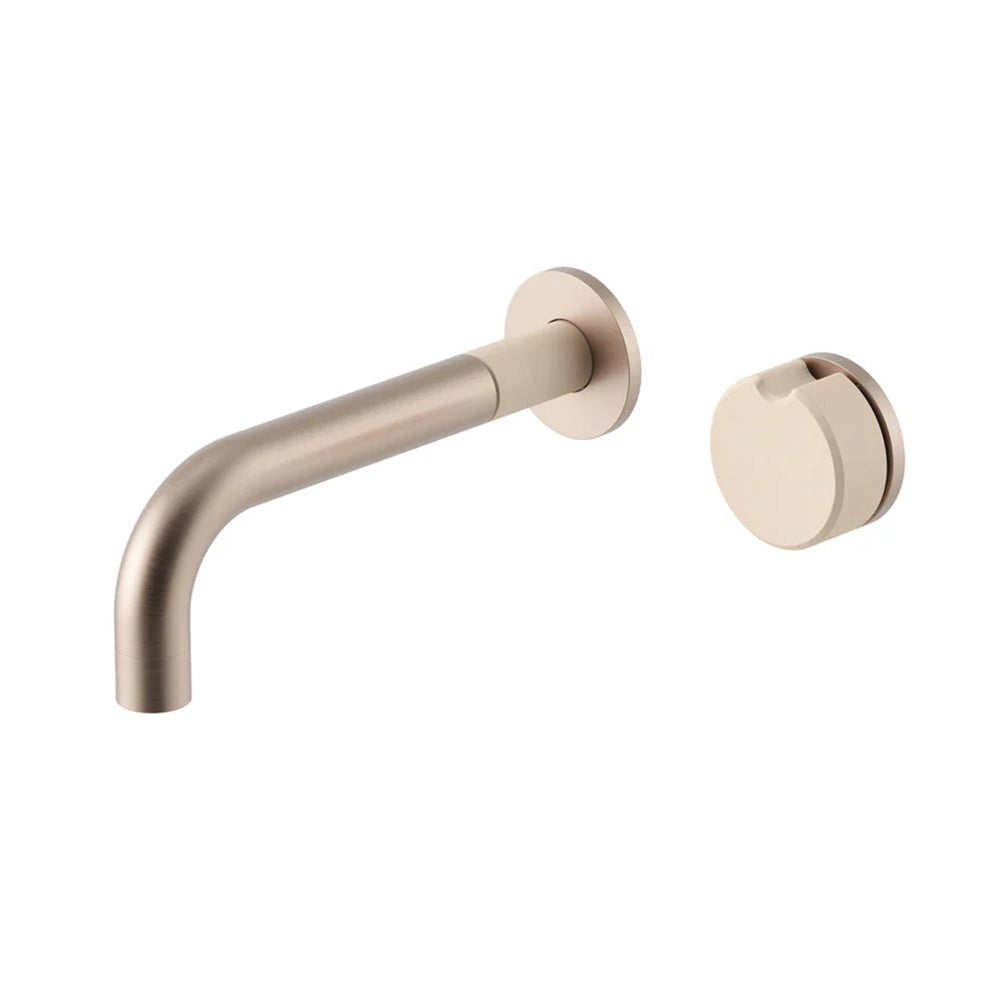 Meir Alchemy Combination Wall Mixer Champagne - Mushroom ACB03-CH.MS