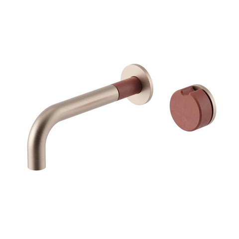 Meir Alchemy Combination Wall Mixer Champagne - Musk ACB03-CH.MU