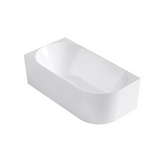 Otti Attica Celine Left Corner Bath 1700mm w/ Overflow Gloss White ACBT-1700L-OF