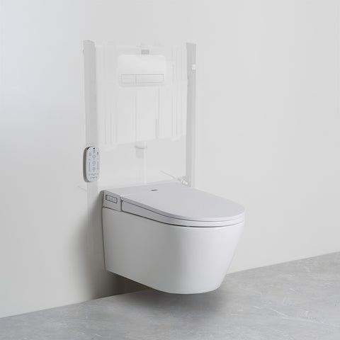 Argent Evo Wall Hung Toilet System ViSmart White (Pan & Seat only) AF523500WB