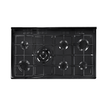 Artusi Freestanding Cooker 100cm with Gas Hob Black AFGR1047B