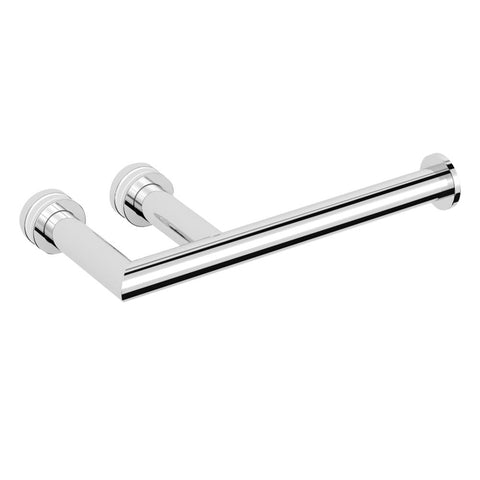 Argent Focal Glass Panel Toilet Roll Holder Chrome AG70143B