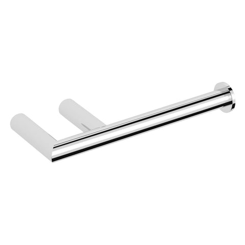 Argent Focal Glass Panel Toilet Roll Holder Component Chrome AG70143