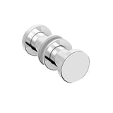 Argent Focal Glass Panel Double Sided Knob / Hook Chrome AGD3000HB