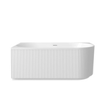 Otti Attica Havana Left Corner Bath 1500mm w/ Overflow Gloss White AHBT-1500L-OF