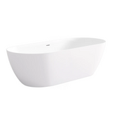 Otti Attica Manolo Bath 1700mm w/ Overflow Gloss White AMBT-1700-OF