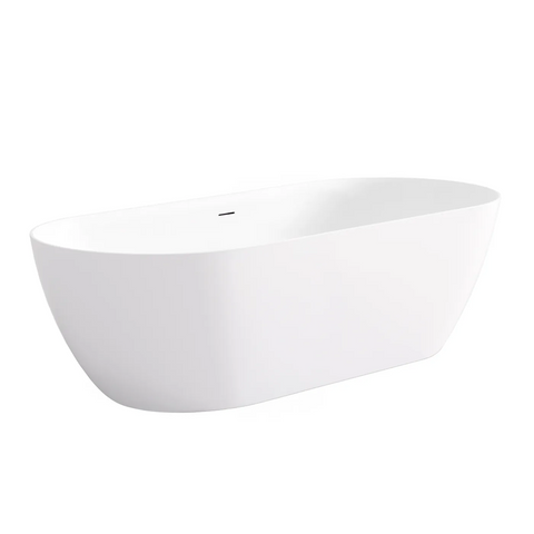 Otti Attica Manolo Bath 1700mm w/ Overflow Gloss White AMBT-1700-OF
