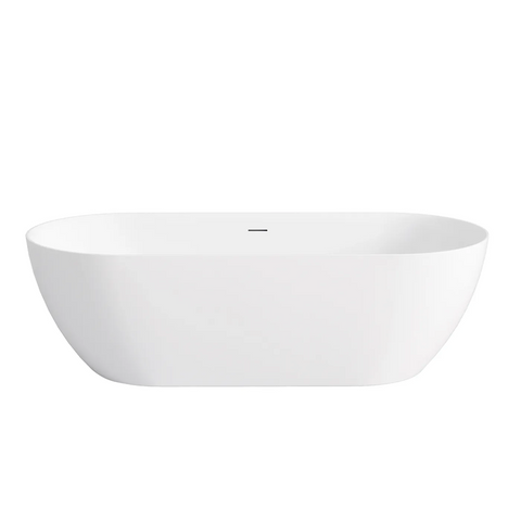 Otti Attica Manolo Bath 1700mm w/ Overflow Gloss White AMBT-1700-OF