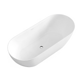 Otti Attica Manolo Bath 1700mm w/ Overflow Matte White AMBT-1700MW-OF