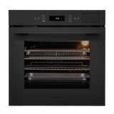 Artusi Signature Series Built-In Electric Oven 600mm w/ Steam Cooking Nano Matte Black AOS511NB