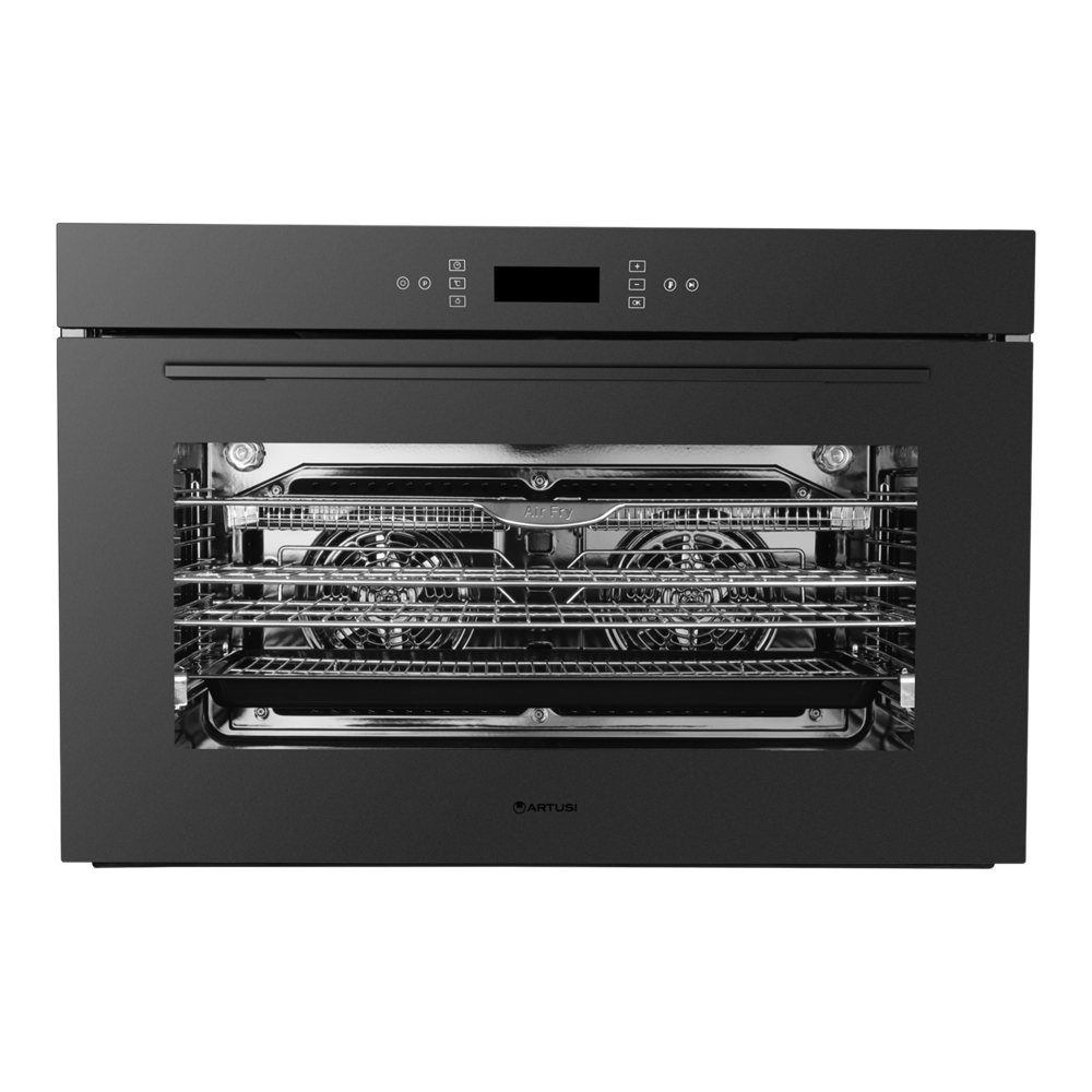Artusi Signature Series Built-In Electric Oven 900mm Nano Matte Black AOT9999NB