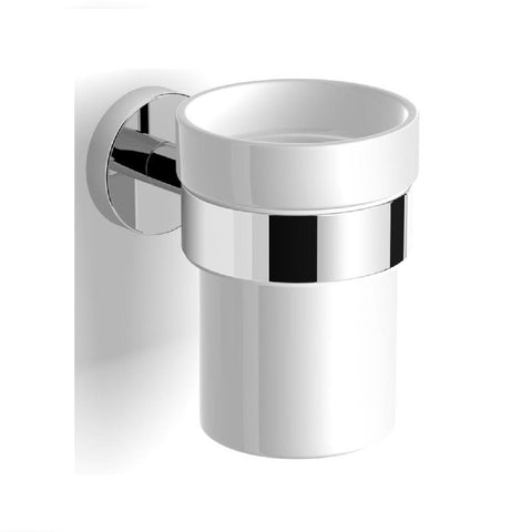 Argent Focus Toothbrush Holder Ceramic Chrome AR20811