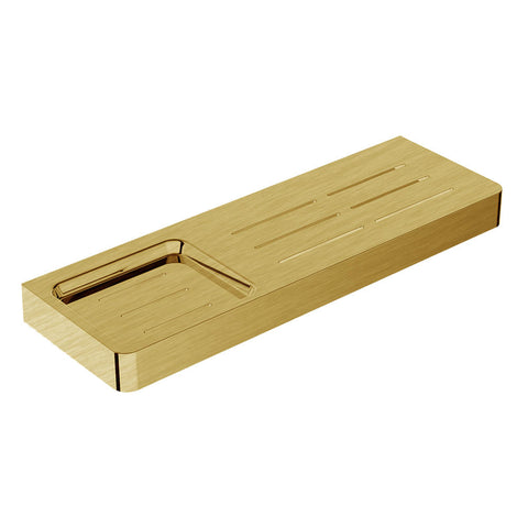 Argent Mondrian Neu Shower Shelf Brushed Gold AR93611DBG