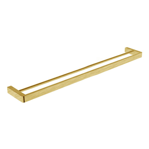 Argent Mondrian Neu Double Towel Rail 800mm Brushed Gold AR93632DBG