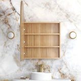 Otti Archie Shaving Cabinet 900mm Woodland Oak ARSV9060WL