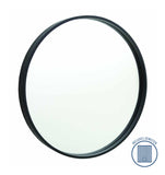 Thermogroup Contractor 900mm Diameter Round Black Frame Mirror with Demister BMR90BFD