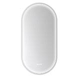 Euro Mirror Kapsel 500mm x 1000mm LED Oval White WHTKAP50100