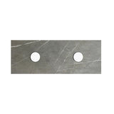 Otti Byron Wall Hung Vanity 1500mm (No Taphole) Natural Oak / Amani Grey Top BY1500NST-G-NTH