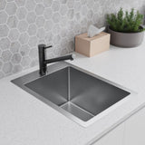 Amelie Deauville Kitchen Sink w/ 1 Taphole (Topmount) 350x450x250mm (No Overflow) Stainless Steel BDOSSTRATL25