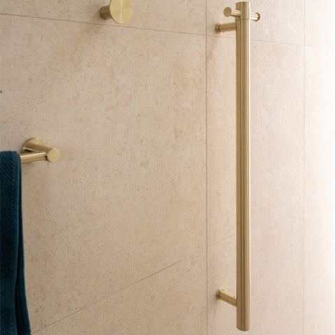 Amelie Royale Non-Heated Vertical Towel Rail 900mm Brushed Gold BDOV901BG