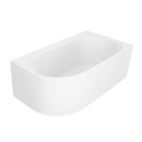 Amelie Deauville Corner Freestanding Bath 1700mm (Right Hand Corner) No Overflow Gloss White BDOKIN1700CBRIGHT