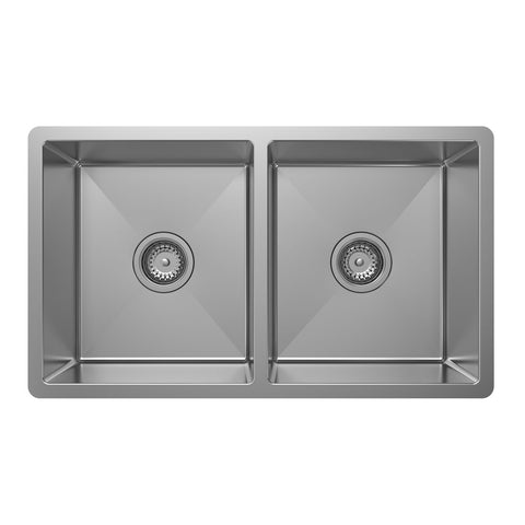 Amelie Deauville Kitchen Sink (Topmount/Undermount) 760x440x230mm (No Overflow) Stainless Steel BDOSSLUNSR760