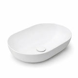 Amelie Petro Stone Basin 500mm Matte White BDOSA24MWNOF
