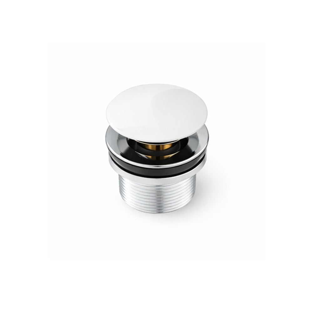 Amelie Petro Bath Pop Up Stone Waste (With Overflow) Matte White BDOKASBATHWASTE