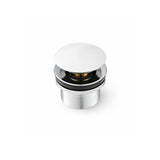 Amelie Petro Bath Pop Up Stone Waste (With Overflow) Matte White BDOKASBATHWASTE