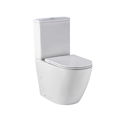 Seima Arko Wall Faced Toilet Flat Seat Matte White 192417