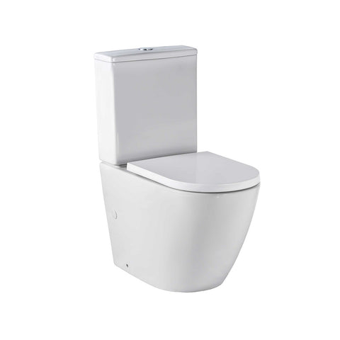 Seima Arko Wall Faced Toilet Slim Seat Matte White 192416