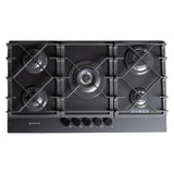 Artusi Built-In Gas Cooktop 900mm Black Glass AGH9500NB