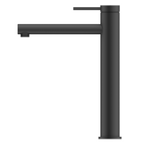 Bella Vista Mica Tall Basin Mixer Straight Black BMS-51-TALL-BLK