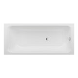 BetteSelect Drop In Bath 1500mm w/Chrome Overflow & Bath Filler White B1301WFB