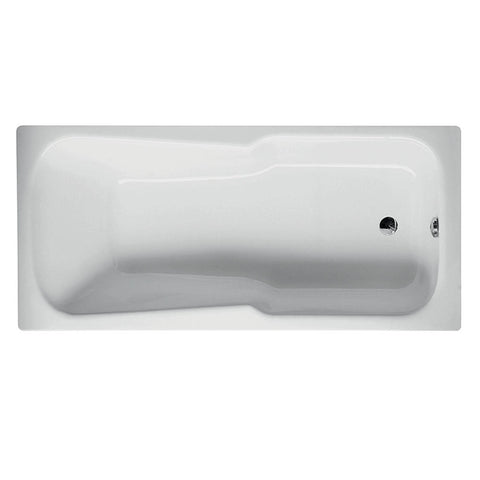 BetteSet Drop In Bath 1500mm w/Chrome Overflow White B2560WOB