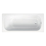 Bette Form Drop In Bath 1500mm w/Chrome Overflow & Bath Filler White B2941WFB