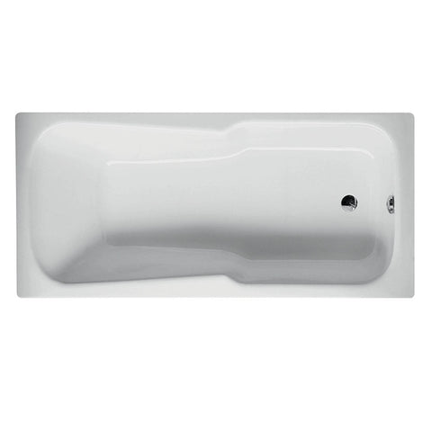 BetteSet Drop In Bath 1700mm w/White Overflow & Bath Filler White B3060WWFB