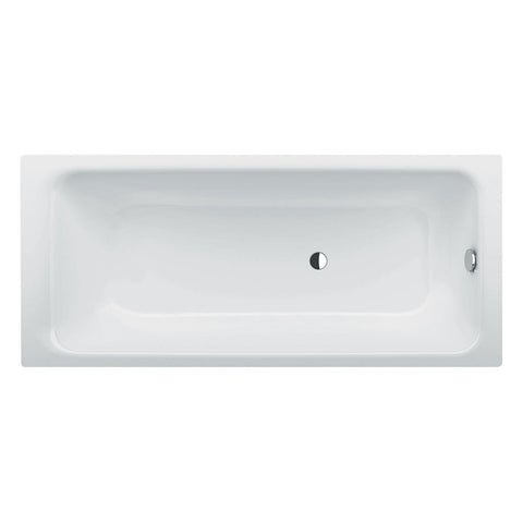 BetteSelect Drop In Bath 1700mm w/Chrome Overflow & Bath Filler White B3412WFB