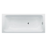 BetteSelect Drop In Bath 1800mm w/Chrome Overflow & Bath Filler White B3413WFB