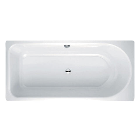 BetteOcean Drop In Bath 1700mm w/Chrome Overflow & Bath Filler White B8765WFB